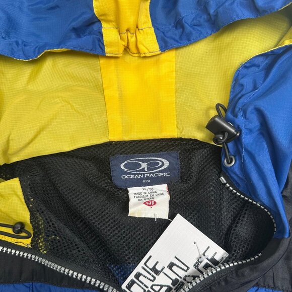 Vintage Ocean Pacific Windbreaker Jacket XL - Picture 4 of 4